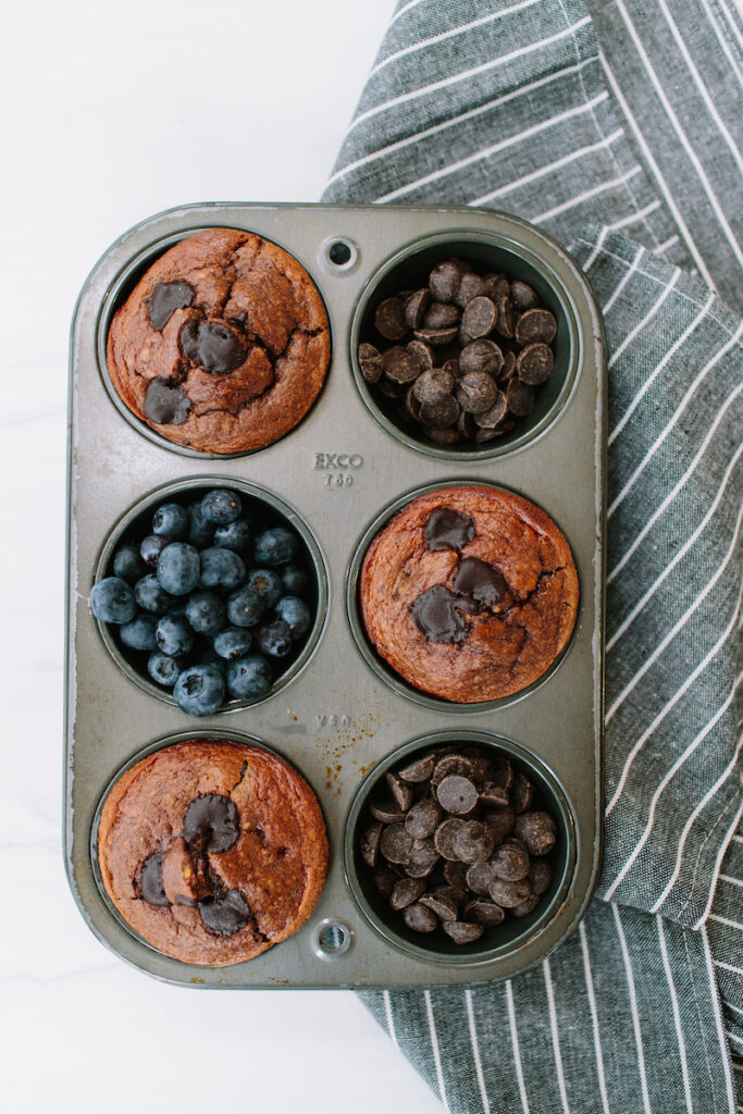 Easy Double Chocolate Flourless Blender Muffins