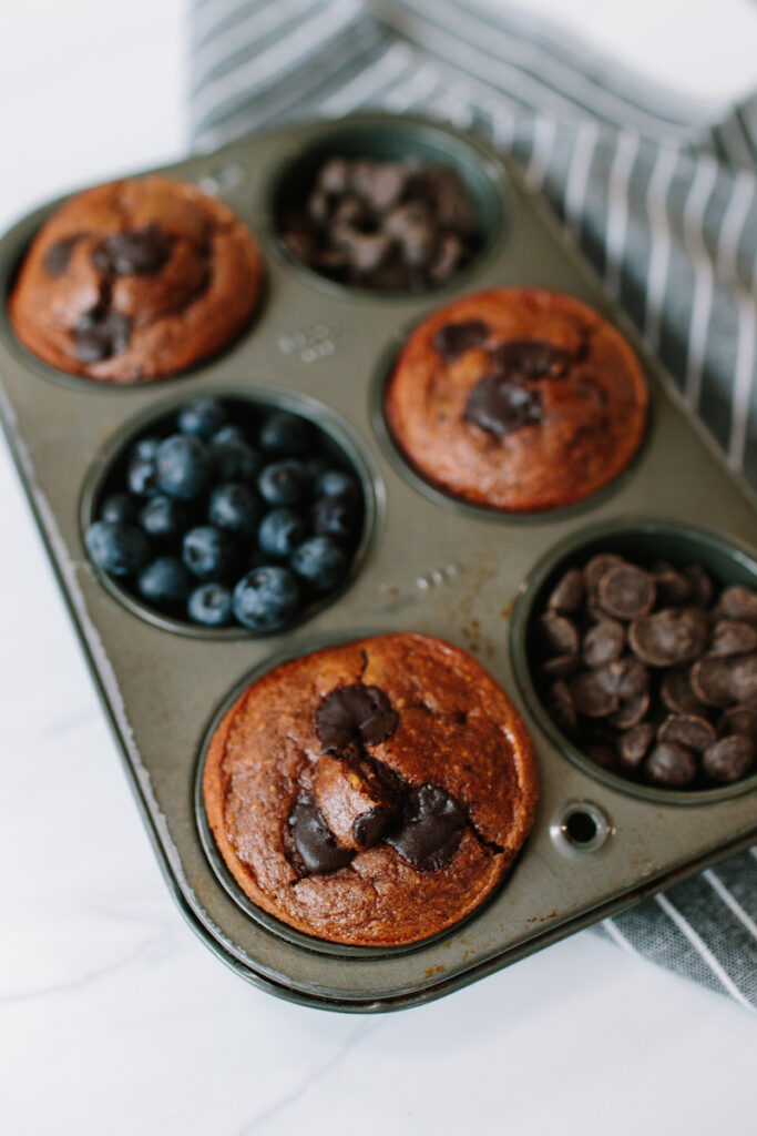 Easy Double Chocolate Flourless Blender Muffins