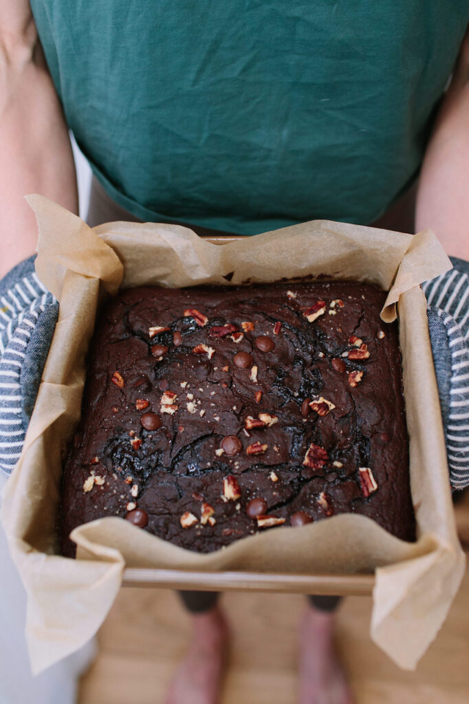 Double Chocolate Black Bean Brownies