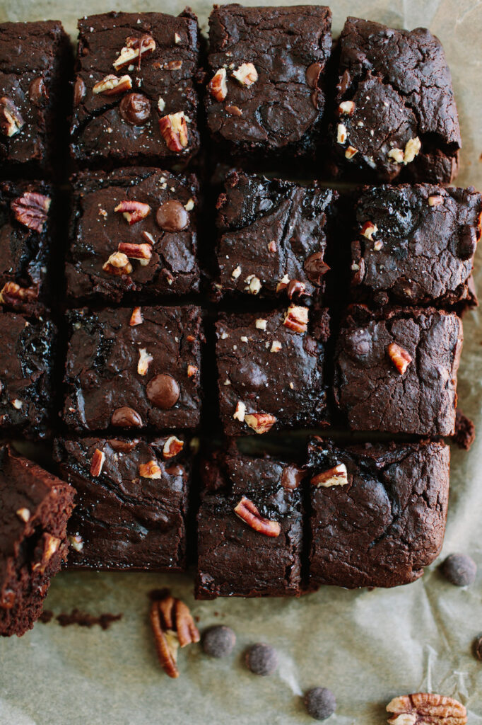 Double Chocolate Black Bean Brownies